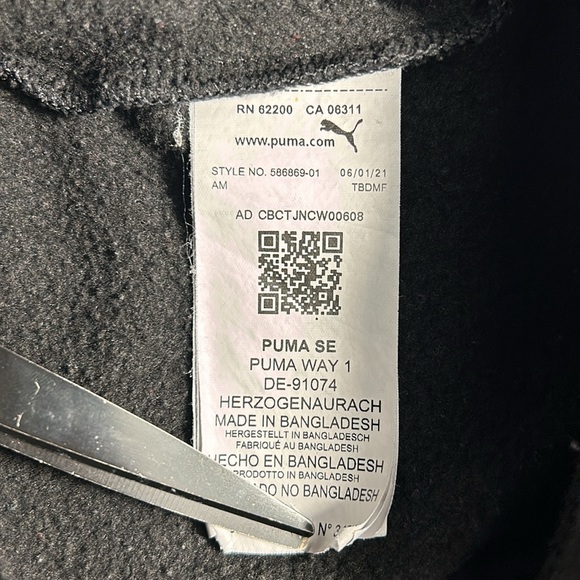 Puma Essentials Cropped Logo Hoodie Women’s Black US Size XS - Picture 10 of 13